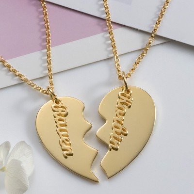 Personalised Couple Name Necklace 