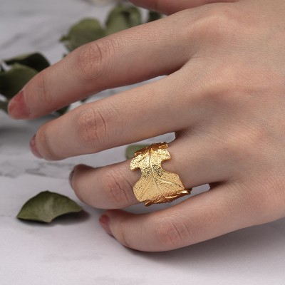 Oak Leaf Ring For Her