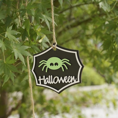 Personalised Halloween Spider Bag Name Tags Candy Bucket For Kids