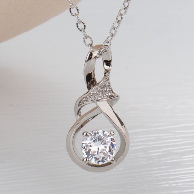 To My Wonderful Wife Necklace Eternal Love Gift for Soulmate Valentine's Day Anniversary Gift For Wife