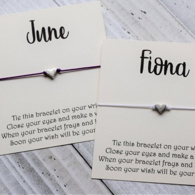 Personalised Custom Wish Bracelet