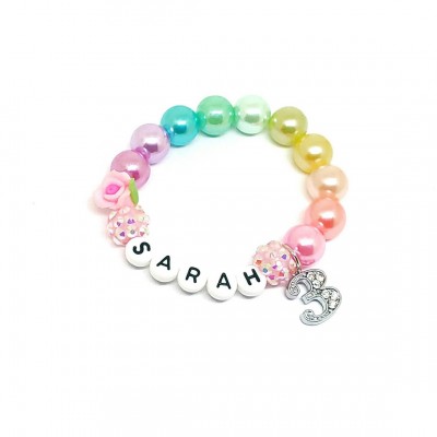 Personalised Name Birthday Bracelet 