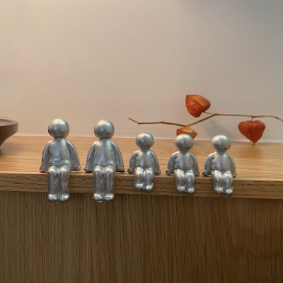 Personalised 12 Years We Made A Family Sculpture Figurines Anniversary Gift 