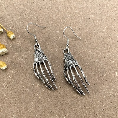 Halloween Skeleton Hand Earrings Gift For Her