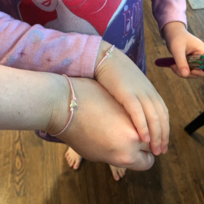 First Day of Fifth Grade Bracelet Set Mummy and Me Wish Bracelet