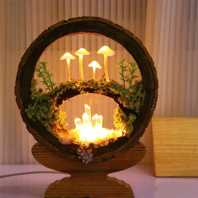 Creative And Cute Mushroom Pastoral Lights Forest Series Desktop Ornaments Christmas Valentine's Day Anniversary Gift for Her