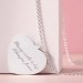 Heart Shape Personalised Color Photo Necklace