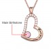 Love You Mum  Birthstone Necklace