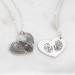 Engraved Fingerprint Handwriting Jewelry