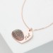 Engraved Fingerprint Handwriting Jewelry