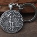 Mum & Daughter 'tree Of Life' Pendant Keychain