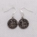 Mum & Child 'tree Of Life' Pendant Earrings