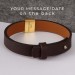 Custom Leather Bracelet With Engraving