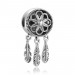 Engraved Photo Charm Dreamcatcher Silver