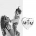 Elegant Mum Heart Photo Charm