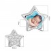 Swarovski Crystal Star Photo Charm Silver