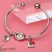 Fingers Heart Photo Charm Silver