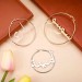 Personalised Arabic Hoop Name Earrings Stainless Steel