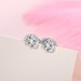 Personalised Pet Photo Stud Earrings in Silver