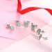 Personalised Pet Photo Stud Earrings in Silver