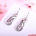 Personalised Infinity Two Names Earrings in Silver