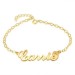 Carrie Copper Personalised Name Anklet Adjustable