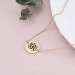 Personalised Oval Name Anklet Length Adjustable