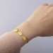 Personalised Initial Engraved Anklet Adjustable