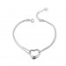 Ankle Heart Charm Bracelet Sterling Silver Anklet Chain Bracelet Beach Foot Jewelry for Women