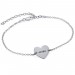 Personalised Anklet With Engraved Heart Charm