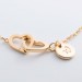 Personalised Double Hearts Anklet