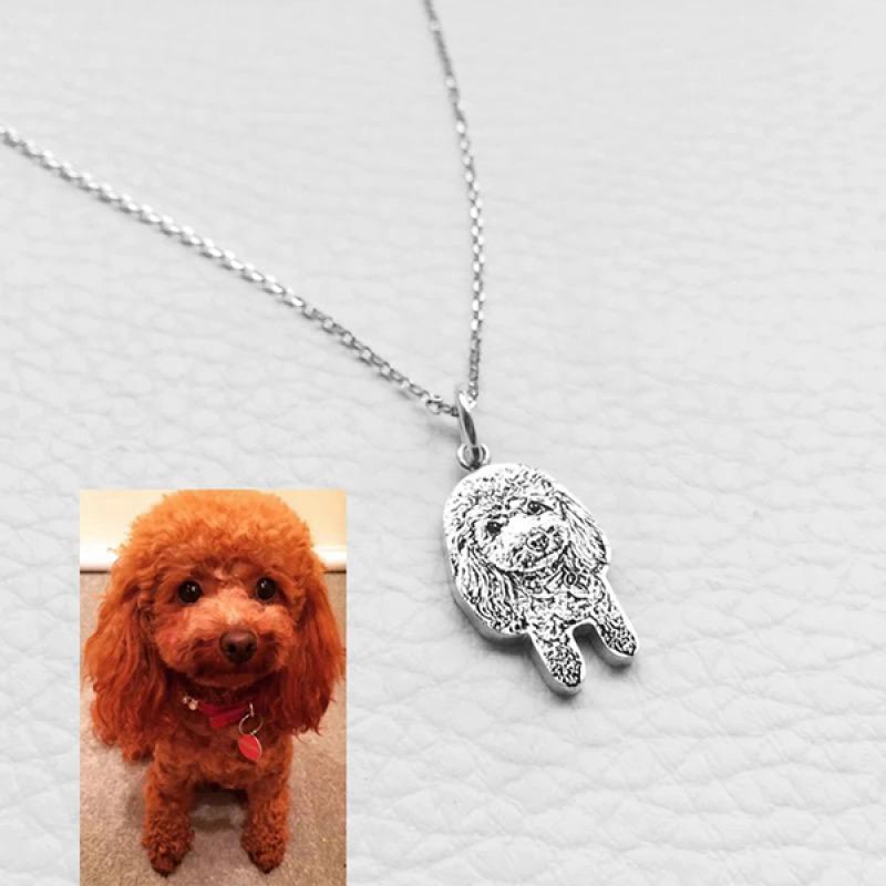 Engraved online pet necklace
