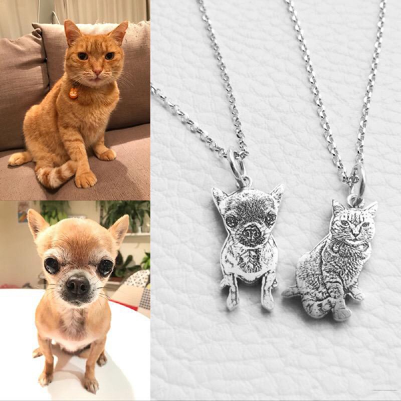 Engraved 2025 pet necklace