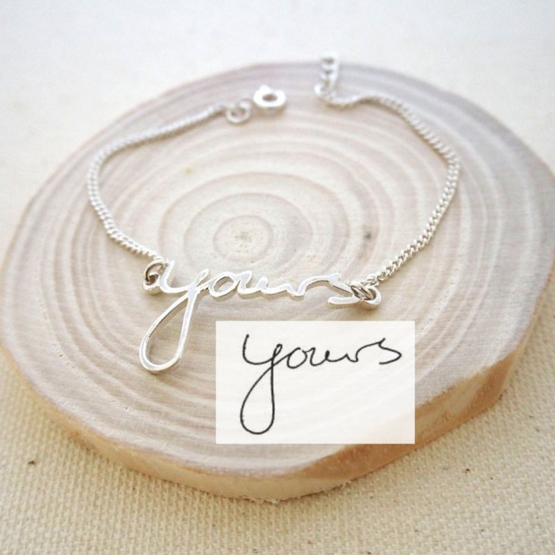 Handwriting jewellery hotsell